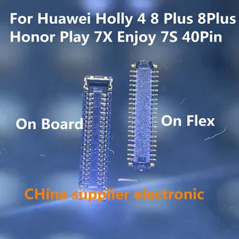 ЖК-Дисплей Экран Дисплея Гибкие Печатные Платы Разъем Для Huawei Holly 4 8 Plus 8Plus Honor Play 7X Enjoy 7S Y9 P Smart 2018 Плата 40Pin