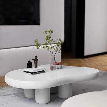 Журнальный столик в минималистичном стиле, белая тумбочка, прихожие, облачный журнальный столик, консоль, диван, мебель для салона красоты, Садовая мебель