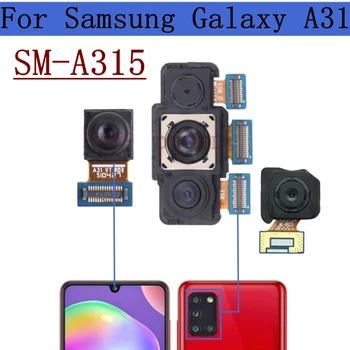 Задняя Фронтальная Камера Для Samsung Galaxy A31 SM-A315F/DS SM-A315G Оригинальные Запасные Части для модуля Широкоугольной камеры с обратной стороны