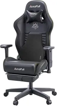 Игровое кресло C3 Офисное кресло Эргономика Поясничная поддержка Гоночный стиль Искусственная кожа Высокая Спинка Регулируемое Поворотное Рабочее Кресло