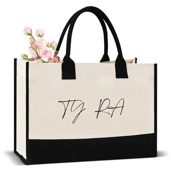 Идеально несовершенная женская персонализированная холщовая сумка-тоут, сумка для книг, рабочая сумка, сумка для покупок, пляжная сумка, прямая поставка