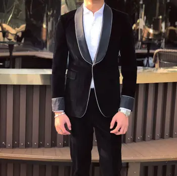 Изготовленный на заказ Модный Мужской Приталенный костюм 2020 года Новейшего дизайна, Свадебный Бальный костюм Жениха, Terno Masculino, 2 предмета (Куртка + Брюки + жилет)