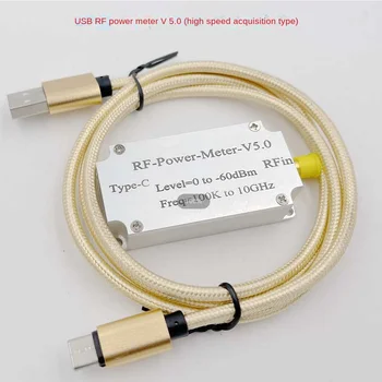 Измеритель Мощности USB RF От 100K до 10 ГГЦ V5 Экспорт Данных Связи USB Детектор Мощности Программное Обеспечение Для Измерения Амплитуды Радиолюбителей