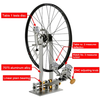 Инструменты для ремонта колес шоссейного велосипеда MTB Подставка для крепления велосипедных колес Подставка для коррекции дисков Подставка для калибровки велосипеда