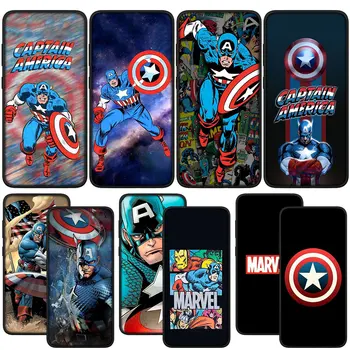 Капитан Америка Щит Marvel Мягкий чехол для Телефона Samsung Galaxy A32 A20 A22 A30 A31 A10 A50 A51 A52 A53 A72 A33 A73 Чехол