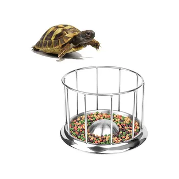 Кормушка для черепах Блюдо для еды Миска Бытовые Принадлежности Тазик для кормления Компактный Размер Ручной Работы Лоток-дозатор Принадлежности для черепах