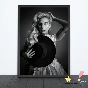 Леди Гага, музыкальная звезда, плакат, художественная печать, украшение дома, настенная живопись (без рамки)