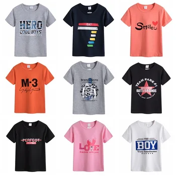 Летняя модная Детская хлопковая футболка 2024 года, футболка для мальчиков, Одежда для мальчиков, Футболки с принтом, Детская одежда от 6 до 10 лет, Ropa De Niña