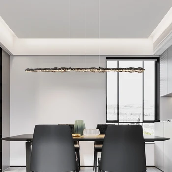 Люстра для столовой простые современные минималистичные линии Скандинавский светильник для обеденного стола креативная барная стойка роскошная Потолочная люстра