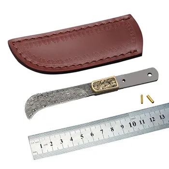 Материал заготовок для ножей ручной работы из дамасской стали EDC Прямые ножи для выживания в кемпинге