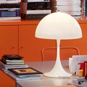 Минималистичная настольная лампа в виде гриба, Прикроватные лампы для спальни, Современный Креативный Декор для дома, Настольная лампа, Офисный кабинет, Светильник для чтения