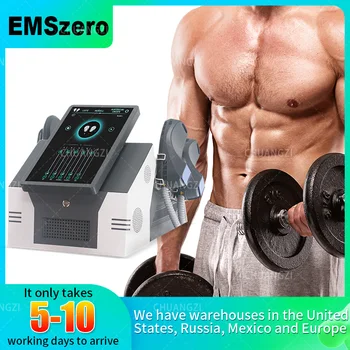 Миостимулятор Emsslim Neo, Электромагнитный аппарат для удаления мышечного жира с большим экраном EMSZERO, Высокоинтенсивное устройство Hi-emt NEO
