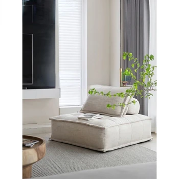 Модульный диван минималистичная современная небольшая квартира гостиная пьемонтский одноместный стул квадратный диван