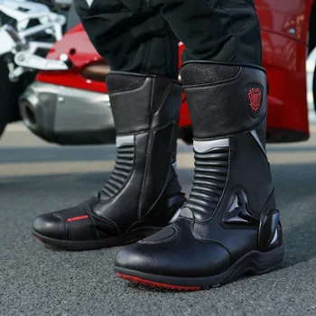 Мотоциклетные ботинки, мужские мотогонки, ботинки для мотокросса, для мотоцикла, Внедорожная мотоциклетная обувь, Ботинки для верховой езды