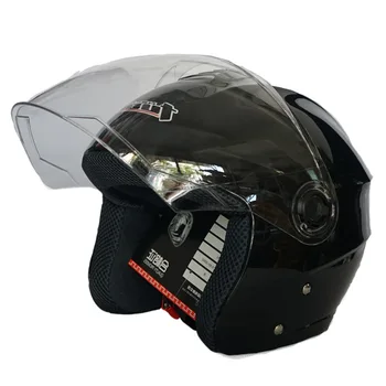 Мотоциклетный шлем Four Seasons, Солнцезащитный противотуманный шлем для электромобиля, защитный шлем для верховой езды, Кепка Casco Moto