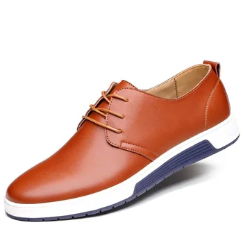 Мужская повседневная обувь, легкая дышащая мужская обувь, Кроссовки на плоской шнуровке, Мужские белые деловые кроссовки для путешествий 2023