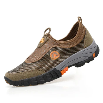 Мужская походная обувь с дышащей сеткой, Летние весенние кроссовки для альпинизма, мужские спортивные треккинговые ботинки