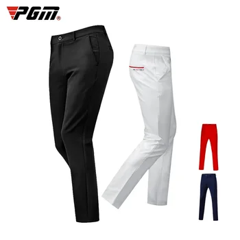 Мужские длинные узкие брюки для гольфа и тенниса PGM, весенне-осенние высокоэластичные спортивные износостойкие шорты, удобные мягкие сухие KUZ052