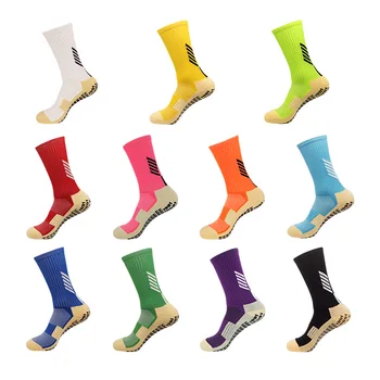 Мужские футбольные носки с нескользящим утолщенным низом из полотенца для профессиональных тренировок, фитнеса, велоспорта, спортивных носков Оптом