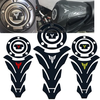 Наклейка для мотоцикла высокого качества 3 М топливный бак шлем автомобиль 3d наклейка из углеродного волокна подходит для yamaha MT03 MT-07 MT-09