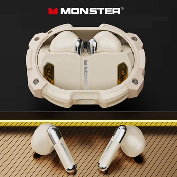 Наушники Monster XKT10 Pro Bluetooth 5.3, Беспроводные наушники, игровая гарнитура, Водонепроницаемые наушники TWS с шумоподавлением С микрофоном, спортивные вкладыши