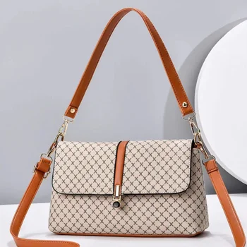 Новая женская маленькая квадратная сумка Модный и грандиозный тренд, универсальная женская сумка через плечо для женщин