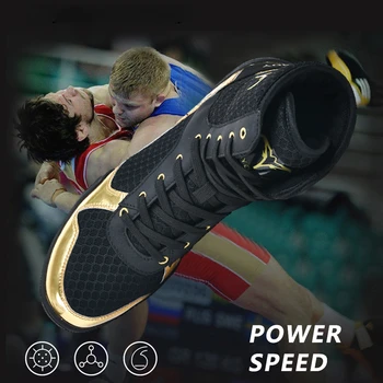 Новая обувь для борьбы, дышащая обувь для бокса с глубокими приседаниями для фитнеса, удобные ботинки для борьбы, спортивная обувь для фитнеса