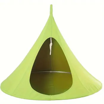 Новый гамак для кемпинга 100 * 110 см, Подвесной гамак для путешествий на дереве, Подвесной гамак для детских игр в помещении, Подвесное кресло, Водонепроницаемая палатка-кровать
