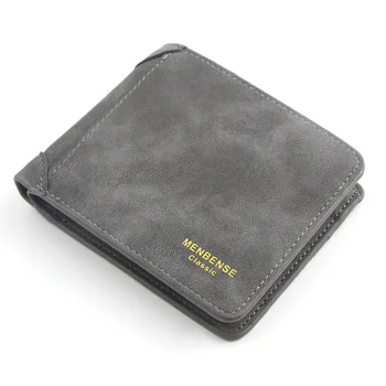Новый мужской кошелек-скраб, короткий многофункциональный кошелек большой емкости, модный повседневный кожаный бумажник