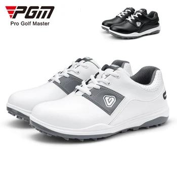 Обувь для гольфа PGM, женские водонепроницаемые нескользящие кроссовки, эластичные кружевные кроссовки для гольфа, женская обувь для гольфа