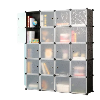 Оптовый Современный комбинированный шкаф для домашней мебели из пластика 