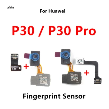 Оригинал Для Huawei P30 Pro Под экраном Датчик отпечатков пальцев Подключите кнопку Home Гибким кабелем Touch ID