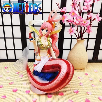 Оригинальное аниме One Piece Princess Shirahoshi Lift Фигурка Луффи, хорошая коллекция статуй из ПВХ, игрушки, подарки для детей
