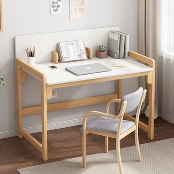 Официальный стол HOOKI, Простое сочетание компьютерного стола и стула, Студенческая минималистичная спальня, письменный стол в скандинавском стиле, кабинет