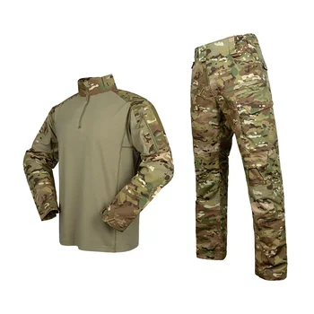 Охотничья одежда с многокамерным камуфляжем BDU G4, тактическая форма, костюм лягушки, мужские военные тренировочные рубашки для страйкбола и пейнтбола, комплект брюк