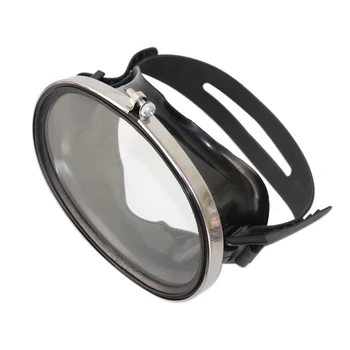Очки для подводного плавания с защитой от запотевания высокой четкости, линзы для очков на половину лица, Удобный зеркальный ремешок, аксессуары для плавания