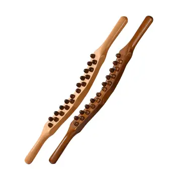 Палочка для соскабливания гуаши с плакатами с акупунктурными точками, деревянная схема для плечевой шеи