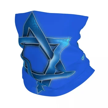 Повязка на шею с флагом Израиля, маска с принтом, шарф, многофункциональный головной убор для велоспорта, для мужчин, женщин, взрослых, всесезонный