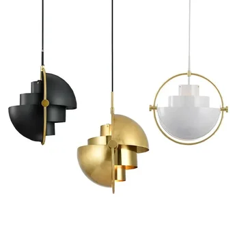 Подвесные светильники Nordic Gubi Датский Дизайн Современная Железная Подвесная лампа Столовая Спальня Кухня Домашний Декор Светодиодные светильники