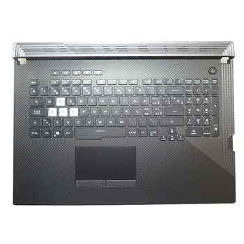 Подставка для рук ноутбука и клавиатура SF / NE Для ASUS ROG Strix G GL731GU Черный Верхний Чехол С Черной Подсветкой Swiss SW / Nordic NE Keyboard