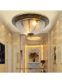Потолочный светильник в европейском стиле для спальни, круглого коридора, балкона, освещения прохода
