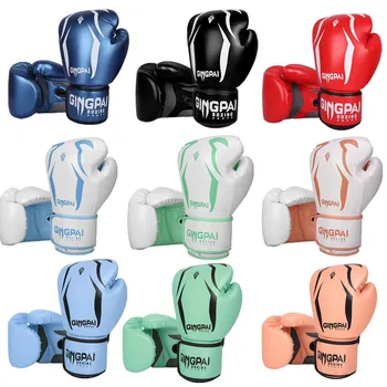 Принадлежности для боксерских перчаток Боксерские перчатки для тренировок Sanda Детские Боксерские перчатки для взрослых из пенополиуретана для тренировок по кикбоксингу, Перчатки для ММА Boxe