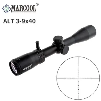 Прицел Marcool ALT 3-9x40 SFP Без подсветки 25,4 мм Охотничье Снаряжение Тактический Оптический Прицел для Страйкбола Fits.223 AR15