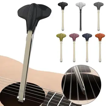 Прочный Гитарный инструмент Портативный Инструмент для выбора смычка из алюминиевого сплава 2 В 1, Высокопрочные Гитарные аксессуары компактного размера
