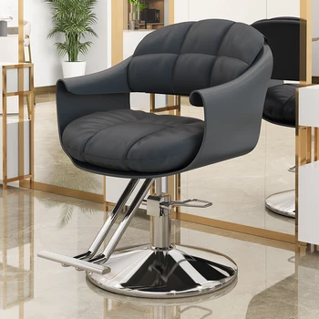 Регулируемые Парикмахерские кресла для стилистов, Вращающиеся Спа-кресла, Парикмахерские кресла с Откидывающейся Спинкой для лица, Табурет Эстетическая Мебель WJ25XP