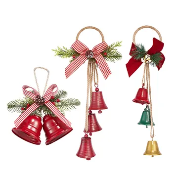 Рождественская елка Колокольчики Jingle Bells Колокольчики Подвески Рождественская елка Подвесное украшение для декора Рождественской елки Украшение домашнего окна