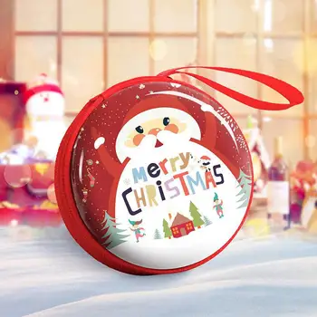 Рождественский детский мультяшный кошелек для монет из жести, Рождественские украшения, милые игрушки интернет-знаменитостей, подарки для детского сада на Новый год
