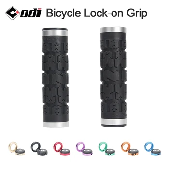 Ручки для велосипедного руля ODI RG01, фиксирующиеся, Противоскользящая амортизирующая крышка, детали с двойным замком для MTB/ шоссейного велосипеда