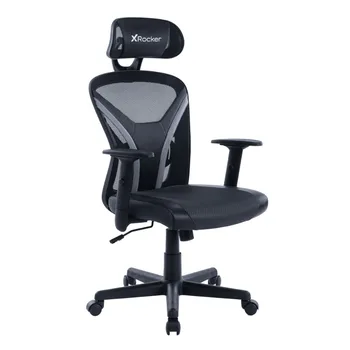 Сетчатое игровое кресло X Rocker Voyage, черное Эргономичное кресло, Офисная мебель, игровое кресло