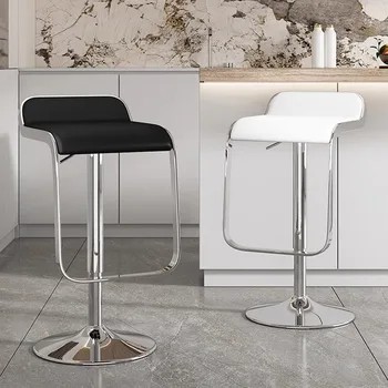 Современные дизайнерские кухонные табуреты, скандинавские эргономичные металлические барные стулья для кухни, уличные табуреты для бара HY